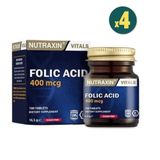 Nutraxin Folic Acid 400 mcg 4x100 Tablet