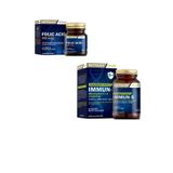 Nutraxin Folik Asit 400 Mcg 100 Tablet + Immun-s (1,3 - 1,6 Beta-glukan)60 Tablet