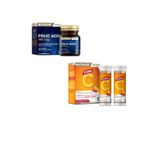 Nutraxin Folik Asit 400 mcg 100 Tablet + Nutraxin Vitamin C 28 Çiğnenebilir Tablet