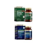 Nutraxin Ginkgo Biloba 60 Tablet + 1,3 - 1,6 Beta-glukan Içeren Immun-s 60 Tablet