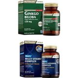 Nutraxin Ginkgo Biloba 60 Tablet + 14 Vitamin,7 Mineral Içerikli Multivitamin Erkek 60 Tablet
