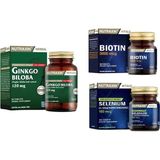 Nutraxin Ginkgo Biloba 60 Tablet + Biotin 30 Tablet+ Selenyum 100 Tablet