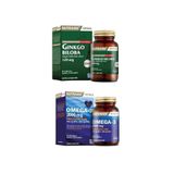 Nutraxin Ginkgo Biloba 60 Tablet + Omega-3 2000 mg 60 Kapsül Balık Yağı