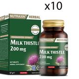 Nutraxin Herbal Milk Thistle 10x60 Tablet