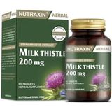 Nutraxin Herbal Milk Thistle 60 Tablet Takviye Edici Gıda - Ahududu