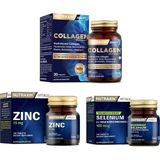 Nutraxin Hidrolize 30 Tablet + Çinko(Zinc) Takviyesi 15 Mg 100 Tablet + Selenium 100 Mcg 100 Tablet