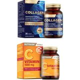 Nutraxin Hyalüronik Asit, Resveratrol, Biotin,çinko Içeren Hidrolize 30 Tablet +C Vitamini 30 Tablet