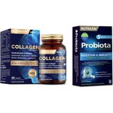 Nutraxin Hyalüronik Asit, Resveratrol, Biotin,çinko Içeren Hidrolize 30 Tablet+Probiota 60 Tablet - Sade