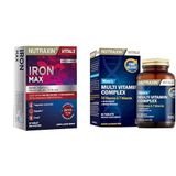 Nutraxin Iron Max 17 mg 30 Tablet + Men's Multi Vitamin Complex 60 Tablet