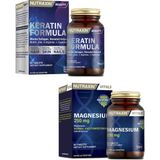 Nutraxin Keratin Formula 60 Tablet + Magnesium Citrate 250 Mg 60 Tablet + 1 Adet Saşe - --