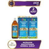 Nutraxin Kids Multivitamin Mineral Şurup 150 ml 2 Adet - --