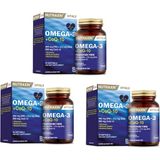 Nutraxin Koenzim Q10 Içeren Balık Yağı - Omega-3 +coq-10 60 Yumuşak Kapsül X3 Adet