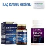 Nutraxin Magnesium Complex 60 Tablet + Voonka Bonafix 90 Tablet Ilaç Kutusu Hediyeli