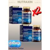 Nutraxin Magnesium Complex Vitamin B6 60 Tablet 2 ADET + Hap Kutusu Hediye