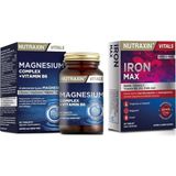 Nutraxin Magnesium Complex Vitamin B6 60 Tablet-Iron Max 17 Mg 30 Tablet