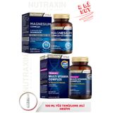 Nutraxin Magnezyum Complex+Vitamin B6 60 Tablet & Women’s Multivitamin Complex 60 Tablet + 100 ML Jel HEDİYE