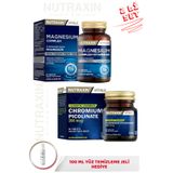 Nutraxin Magnezyum Complex+VitaminB6 60 Tablet & Chromium Picolinate 90 Tablet+100 Ml Jel Hediye