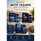 Nutraxin Magnezyum Daily 250 Mg + B Complex Vitamin + Omega3 2000mg Aktif Yaşam ve Denge Seti