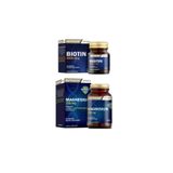 Nutraxin Magnezyum Takviyesi 250 Mg 60 Tablet + Biotin Takviyesi 5000 Mcg 30 Tablet