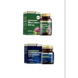 Nutraxin Milk Thistle 60 Tablet + Krom Minerali Içeren Gıda Takviyesi 90 Tablet
