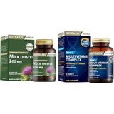 Nutraxin Milk Thistle 60 Tablet + Men's Multi Vitamin Complex 60 Tablet