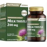 Nutraxin Milk Thistle 60 Tablet Yetişkinler İçin Sade Aroma ile Zenginleştirilmiş Takviye