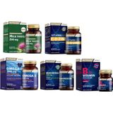 Nutraxin Milk Thistle 60 Tablet+Omega 3 Balık Yağı 2000 Mg 60 Kapsül + Vitamin Max+ B12 Vitamini + Magnezyum