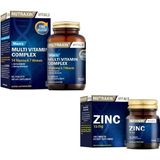 Nutraxin Multivitamin Erkek 60 Tablet Zinc 15 Mg 100 Tablet - Sade