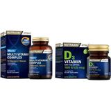 Nutraxin Multivitamin & Mineral Complex For Men 60 Tablet + D3 Vitamini 1000 Iu 120 Tablet - --