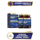 Nutraxin Multivitamin Mineral Energy Complex 60 Tablet 2 Adet