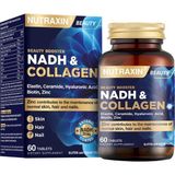 Nutraxin Nadh Collagen | Tip I-Iıı Kolajen + Nadh + Hyaluronik Asit | Cilt, Saç, Tırnak ve Enerji |