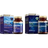 Nutraxin Omega 3 2000 mg 60 Kapsül Balık Yağı + Magnesium Citrate 250 mg 60 Tablet