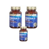 Nutraxin Omega 3 2000 Mg Epa- Dha Balık Yağı İçeren Takviye Edici Gıda 3 x 60 Softgel