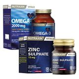 Nutraxin Omega-3 2000 mg & Zinc Sulphate