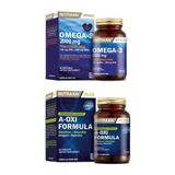Nutraxin Omega 3 Balık Yağı 2000 Mg 60 Yumuşak Kapsül + A-Oxi Formula 60 Kapsül - Sade