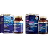 Nutraxin Omega 3 +Coq-10 60 Yumuşak Kapsül + Multivitamin ve Mineral Complex Kadın 60 Tablet