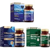 Nutraxin Omega 3 +Coq-10 (Koenzim) 60 Kapsül + Hidrolize 30 Tablet + Bromelain 60 Kapsül