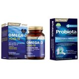Nutraxin Omega-3 +coq-10 (koenzim) 60 Yumuşak Kapsül + Probiota (özel Probiyotik Desteği) 60 Tablet