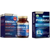 Nutraxin Omega-3 Ultra 2500 Mg 30 Yumuşak Kapsül + Probiota (özel Probiyotik Desteği) 60 Tablet