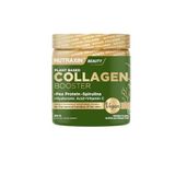Nutraxin Plant Based Collagen Booster | Vegan Kolajen Toz Takviye | C Vitamini, Hyaluronik Asit, Çinko, Spirulina | 300 g