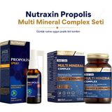 Nutraxin Propolis Sprey 30 ml + Multi Mineral Complex 60 Tablet Ikili Takviye Seti