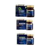 Nutraxin Saç Dökülmesine Karşı Biotin 30 Tablet+selenium 100mcg 100 Tablet+d3 Vitamini 120 Tablet