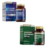Nutraxin Saç ve Tırnaklar Için Keratin + Beslenmeye Destek Cranberry 60 Tablet