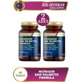 Nutraxin Saw Palmetto Formula 60 Tablet 2 Adet Özel Destek İçerik: Cüce Palmiye, Çinko, Likopen - --
