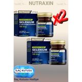 Nutraxin Selenium (L-Selenomethionine) 100 mcg 100 Tablet 2 ADET + Hap Kutusu Hediye