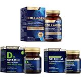 Nutraxin Takviyesi 1050MG 30 Tablet + Selenyum Takviyesi 100 Mcg 100 Tablet + D3 Vitamini 120 Tablet