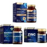 Nutraxin Takviyesi 1050MG 30 Tablet+Magnezyum Takviyesi 250MG 60 Tablet+Çinko 15MG 100 Tablet - --
