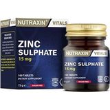 Nutraxin Vitals Zinc 15 Mg 100 Tablet / Zinc Sulphate 15 Mg 100 Tablet - Aromasız