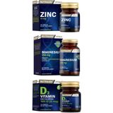 Nutraxin Vitamin D3 1000 Iu 120 Tablet + Çinko 15 Mg 100 Tablet + Magnezyum 250 Mg 60 Tablet