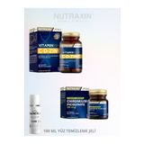 Nutraxin Vitamin Max C-D-Çinko 60 Tablet & Chromium Picolinate - Krom Takviyesi / 100 ml Yüz Temizleme Jeli